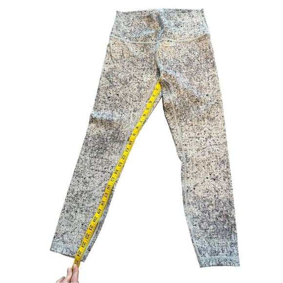 Lululemon Wunder Under Hi-Rise 7/8 Tight 25" Antiqued Alpine White Multi- Size 8 - Picture 7 of 10